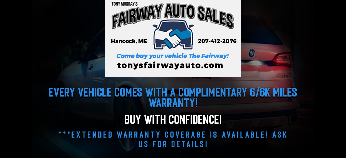 Every Vehicle Comes With A Complimentary 6/6k Miles Warranty!